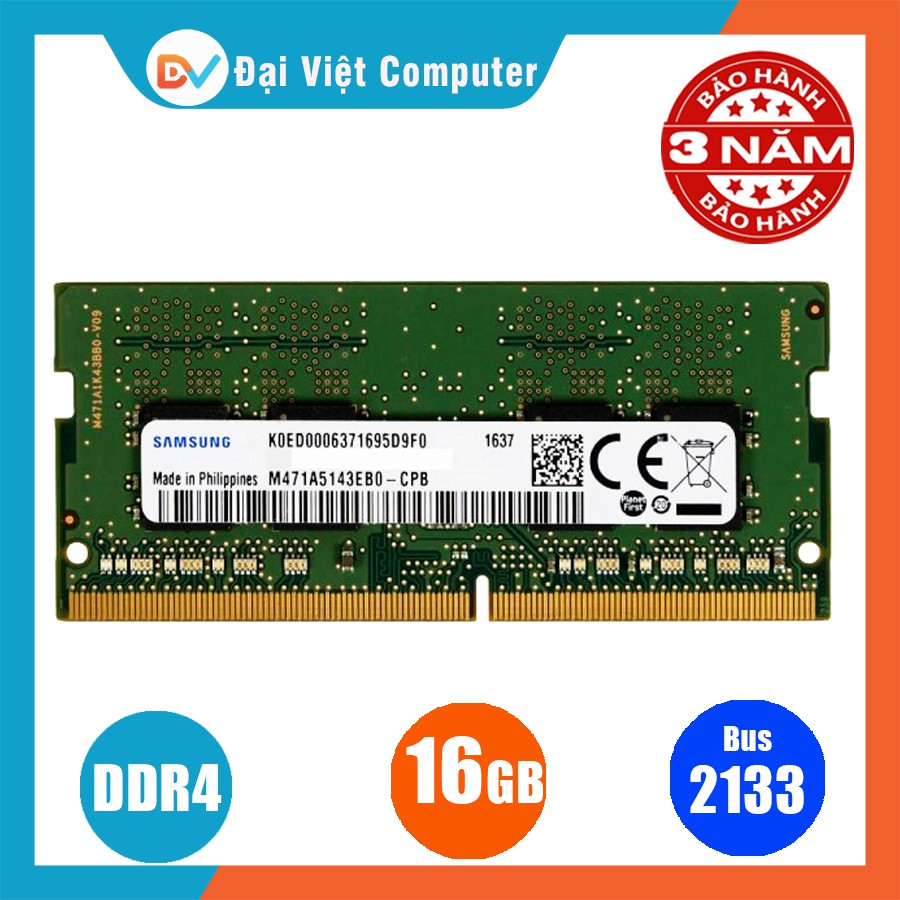 Ram laptop 16GB 8GB 4GB DDR4 bus 2133 MHz (hãng ngẫu nhiên) samsung hynix kingston ...