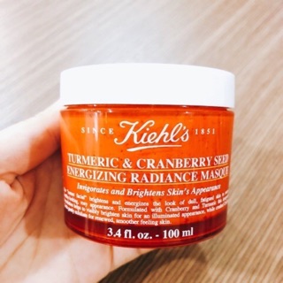 Mặt Nạ Nghệ Kiehl's Tumeric& Cranberry Seed Energizing Randiance Masque