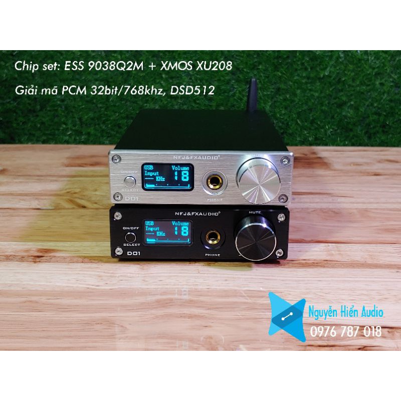 Bộ giải mã DAC FX D01(2021) 32bit/192khz mới chính hãng Suca