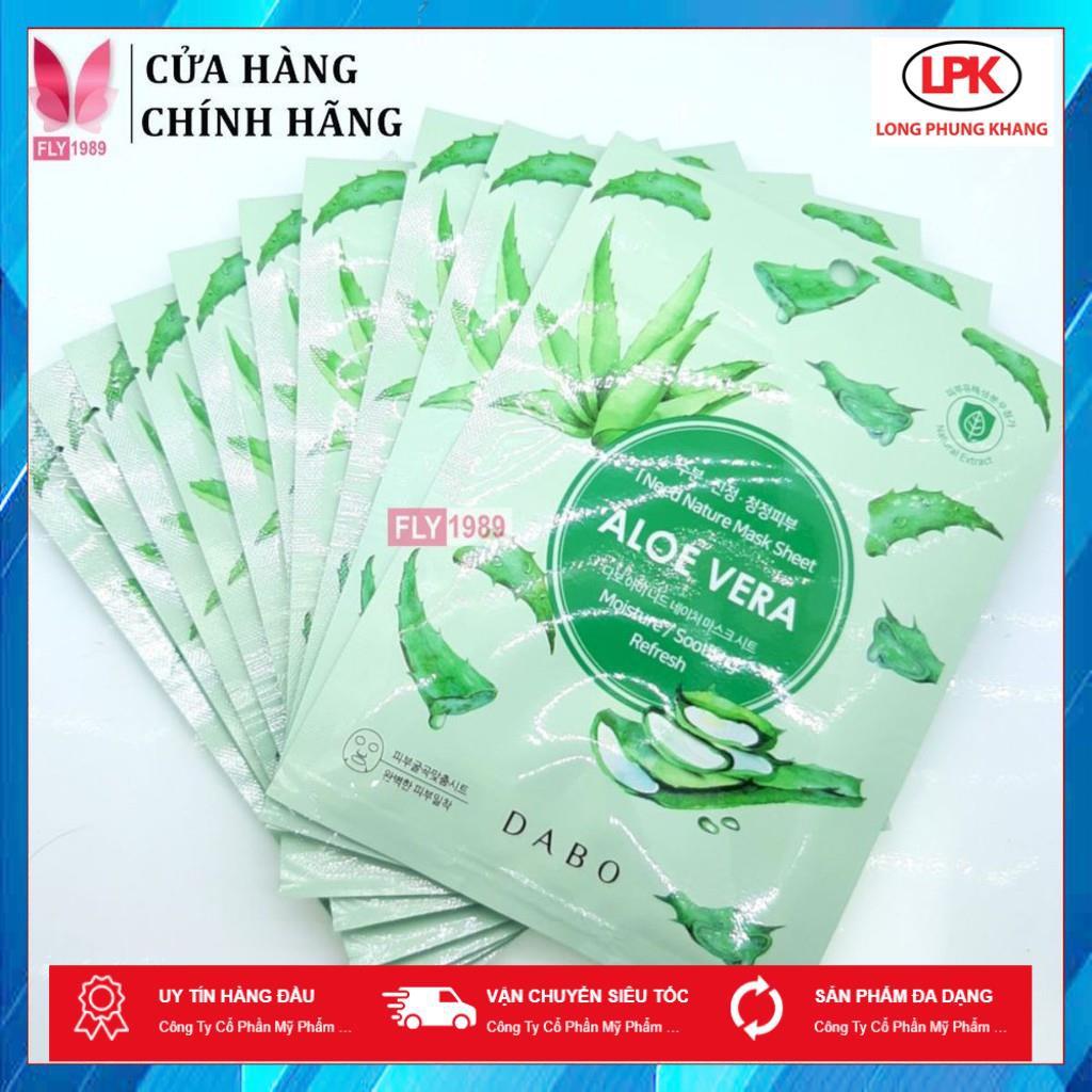 Mặt nạ đắp mặt dưỡng da Lô Hội Hàn Quốc Dabo Mask 23g