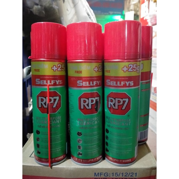 Bình xịt chống rỉ sét và bôi trơn Selleys RP7 - Made in Thai Lan