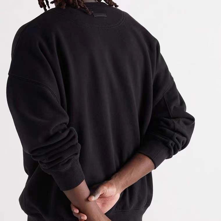 Spot FOG FEAR OF GOD G Áo sweater Dáng Rộng In Chữ flocking Đường Phố