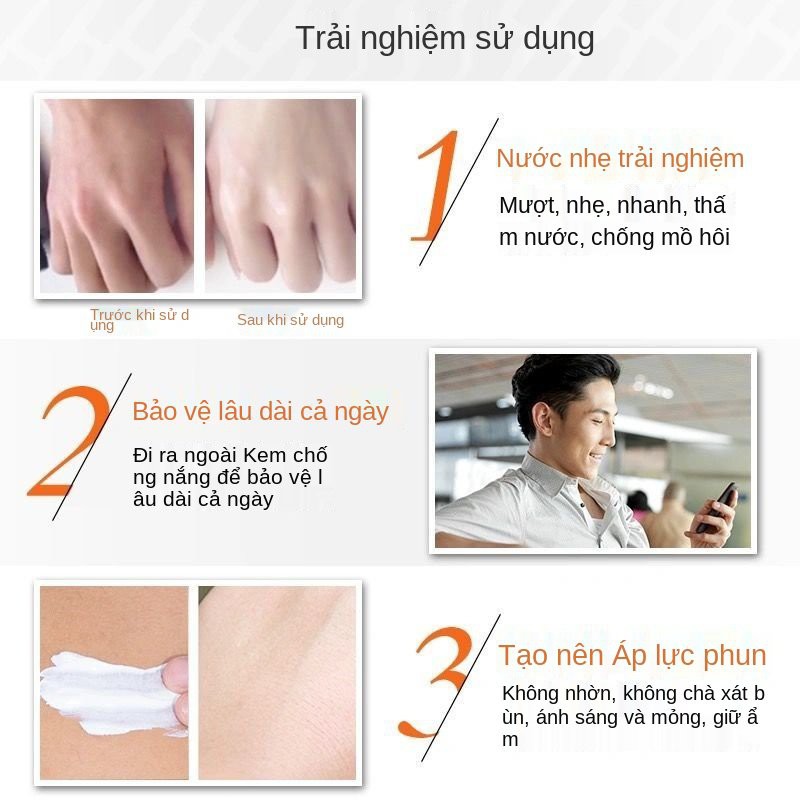 Hàng Chính Hãng Áo Chống Nắng Nam Sinh Viên Ngoài Trời Mặt Bảo Vệ UV Xịt Cách Ly Không Thấm Nước Và Mồ Hôi Làm Trắng Dưỡ