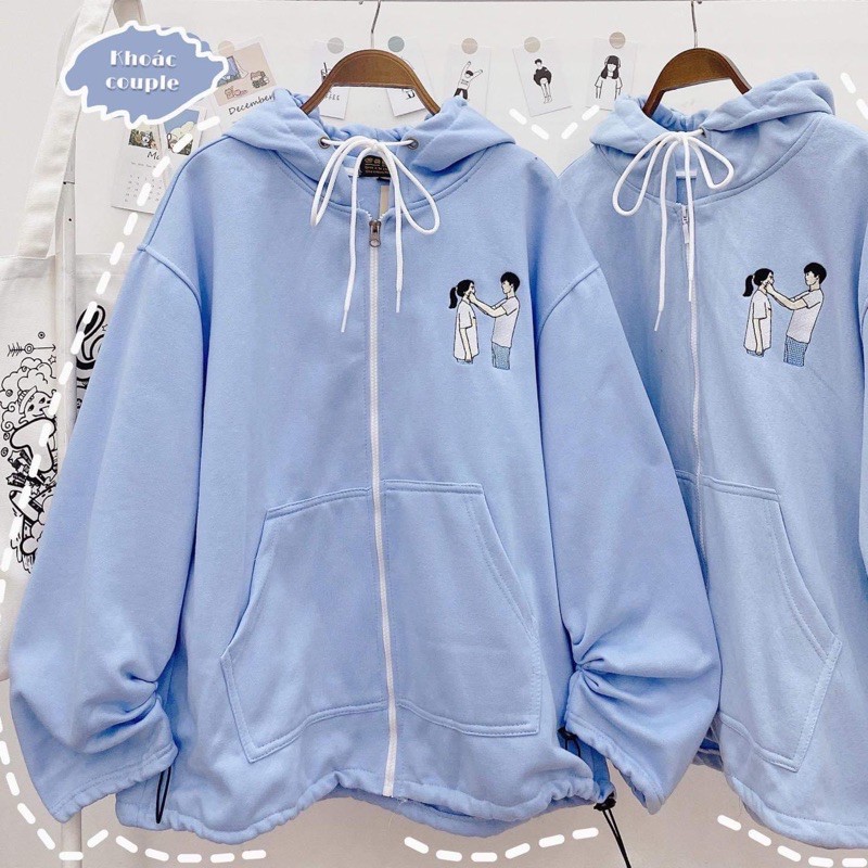 Áo khoác FREESHIP Áo Khoác Nỉ Bông LOVE Jacket Unisex