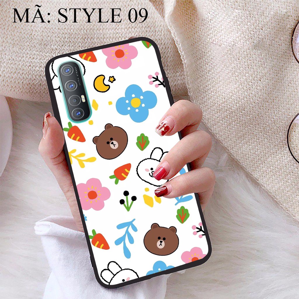 Ốp lưng Oppo Reno 3 Pro viền dẻo TPU BST Phong Cách Trẻ Trung