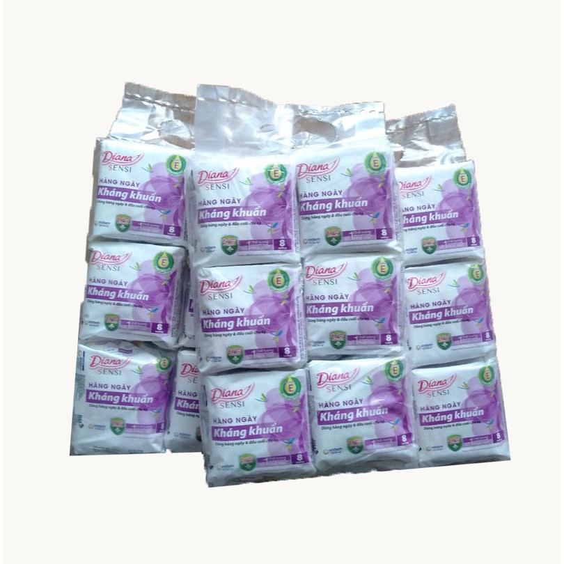 ComBo 6 Gói  Băng Vệ Sinh Hằng Ngày Diana Tím Siêu Hút Cực Thoáng Mát