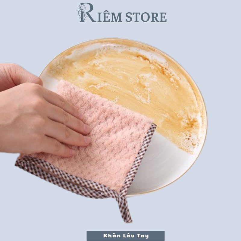 Khăn Lau Tay Đa Năng Dùng Trong Nhà Bếp Siêu Thấm Tiện ích Cho Chị Em RIEM
