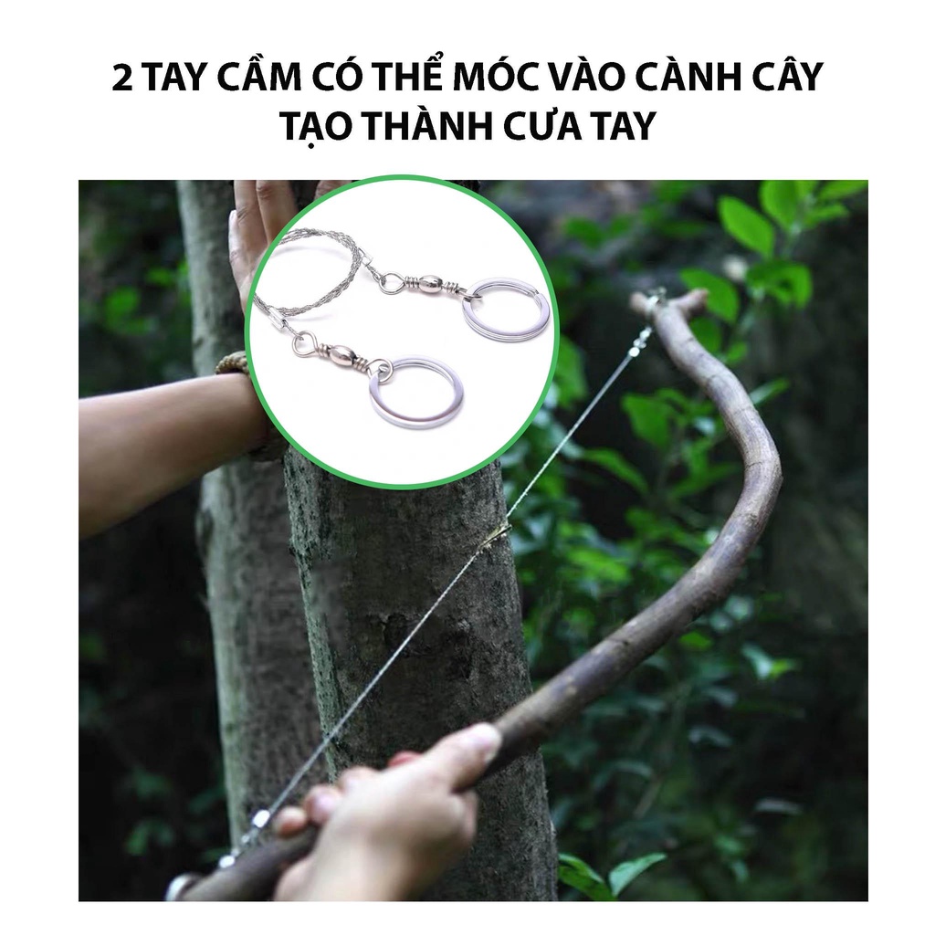 Cưa Dây Đa Năng 360 độ - Cưa Dây Sinh Tồn Tự Nhiên Không Thể Thiếu Cho Dân Phượt, Du Lịch Thám Hiểm