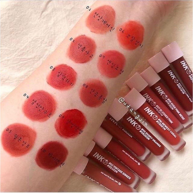 Son kem lì Ink matte Blur peripera