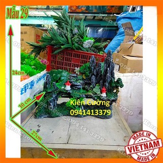 Mô Hình Núi - Hòn non Bộ - Trang Trí Bể cá (Mẫu 29).