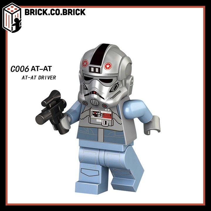 C001 - C008 Đồ chơi lắp ráp minifigures và lego mô hình phim truyện Chiến Tranh Giữa Các Vì Sao đặc sắc Star Wars: Gey