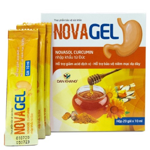 Novagel – Gói uống hỗ trợ giảm đau dạ dày ( Hộp 20 gói)