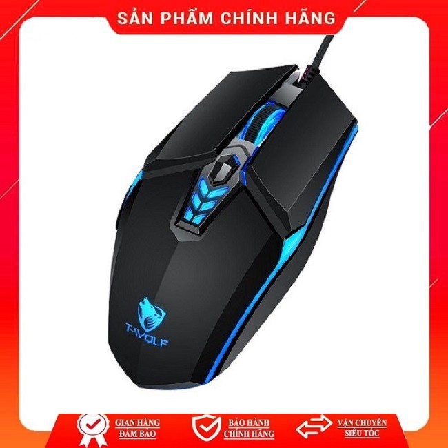 Chuột Game Có Dây Đèn Led Có Màu T-Wolf G510