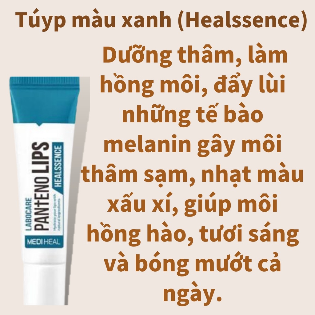 Dưỡng môi [Hết Môi Thâm 100%-Hàng Auth] Dưỡng môi Labocare Panteno Lips healssence