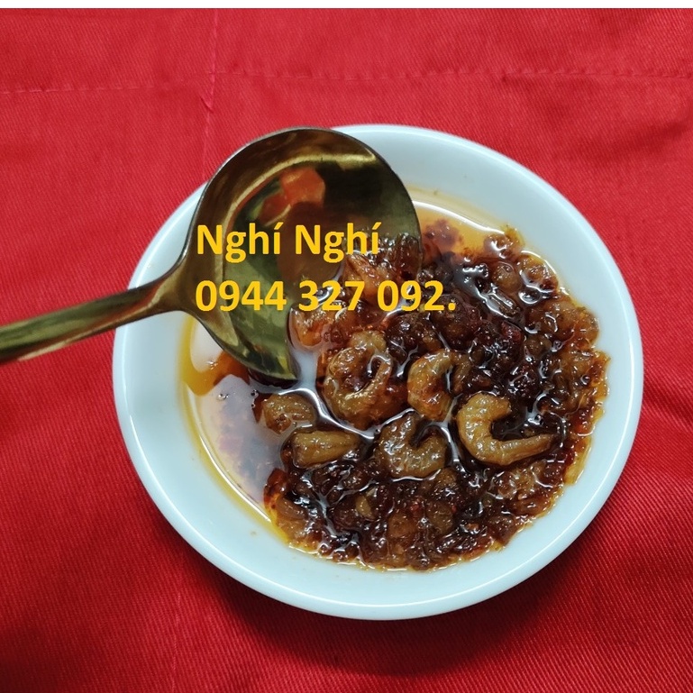 SATẾ/ Sa tế Tôm Chuẩn Vị Nhà Hàng Hoa (TÔM KHÔ xay + Tôm nguyên con) 100g - Thơm Cay Ngon