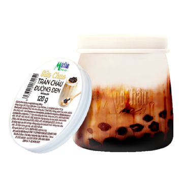 Sữa Chua Trân Châu Đường Đen Mộc Châu Hũ 120g