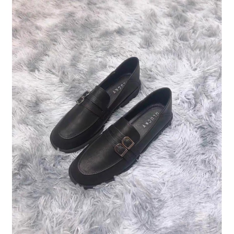 DA MỀM HÀNG LOẠI 1 giày moccasin moca nữ đế bệt 3 phân êm chân dễ phối đồ | BigBuy360 - bigbuy360.vn
