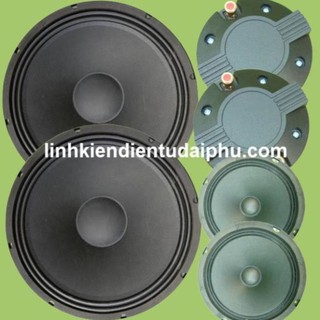 Combo loa 4 tấc đôi 2 bass 2 trung 2 treble cho mạch loa kéo TDA8954 300W - 420W