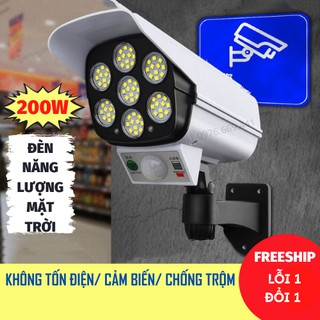 Đèn Năng Lượng Mặt Trời, Đèn Cảm Biến Năng Lượng Mặt Trời Mô Hình Camera Chống Trộm, ASAKI OFFICIAL