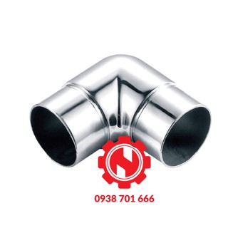 Góc nối inox 304 tay vịn và lan can cầu thang Ø63mm