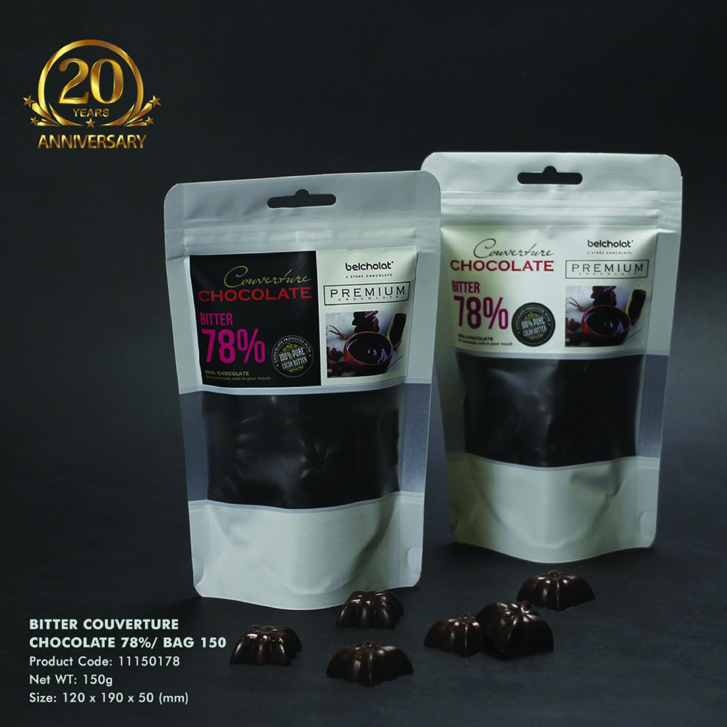 Dark Couverture Chocolate 78%/ 150gr