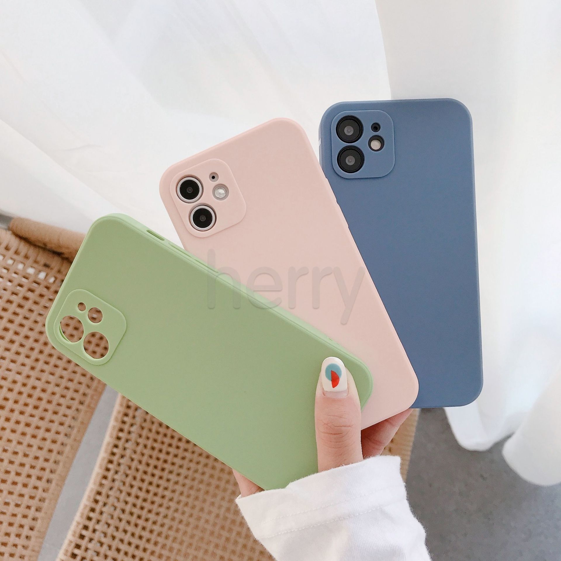 [Màu kẹo] Vỏ mềm dẻo silicon mờ TPU cho iPhone 12 Mini 11 Pro Max XR X XS Max 8 7 6 6s Plus SE 2020 Chống sốc Bảo vệ máy ảnh mờ Vỏ mềm | BigBuy360 - bigbuy360.vn