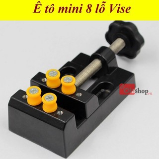 Ê tô mini Vise 8 lỗ để bàn nhỏ gọn