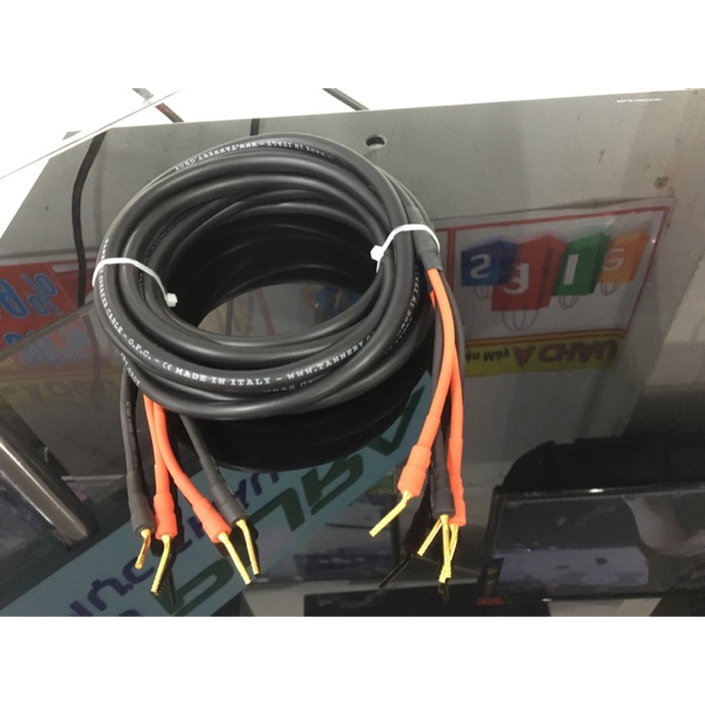 Dây loa ý xịn ( đầu jack mỏ chim )