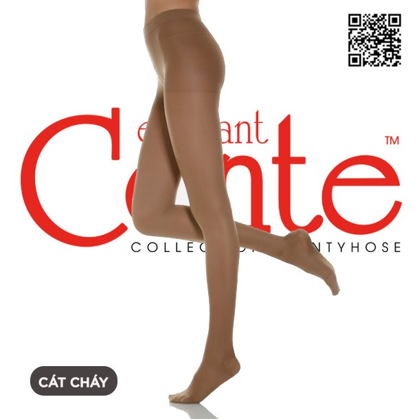 Quần tất giấy Nga Elegant Conte Active 40D thon gọn chân bụng, đùi, màu đen màu da giúp che lông chân và che khuyết điểm | BigBuy360 - bigbuy360.vn