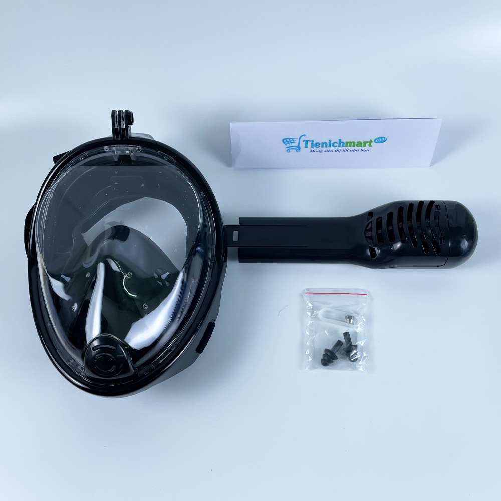 Mặt nạ lặn biển kính lặn Full Face, có ống thở góc nhìn 180 độ ngắm san hô