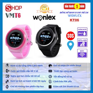 Đồng hồ định vị trẻ em WONLEX KT06 chính hãng - Wifi - Chống nước IP67 !