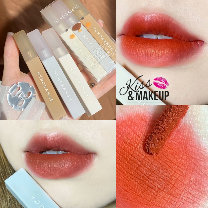 Son Lì Herorange Mềm Mịn Chống Thấm Nước Khô Môi Lâu Trôi Hàng Nội Địa Trung - Son14
