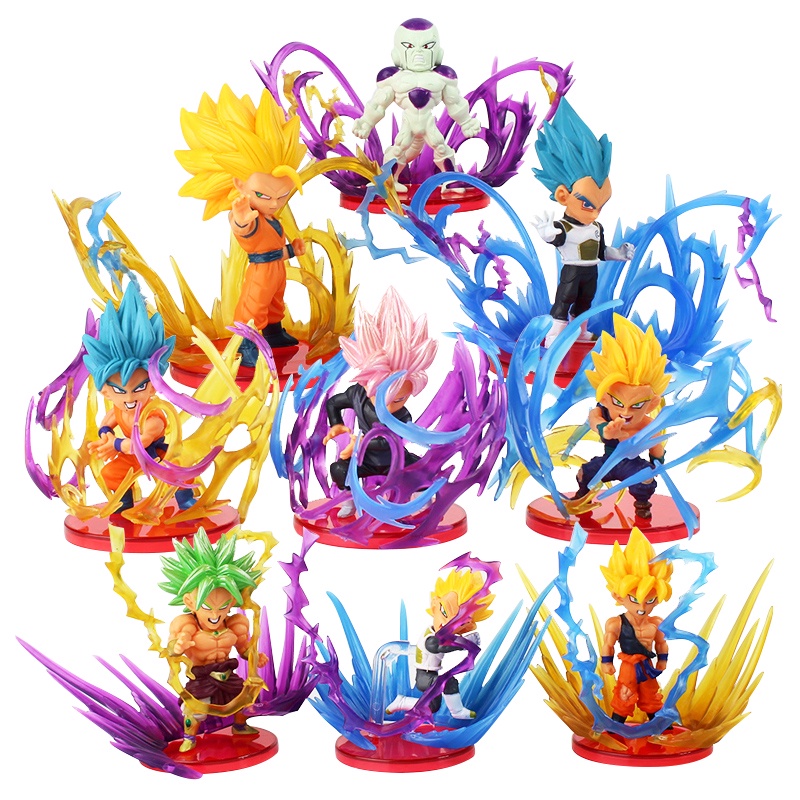 21 kiểu dragon ball z son goku kakarotto vegeta trunks majin buu gold frieza super saiyan q phiên bản pvc action figures mô hình búp bê đồ chơi