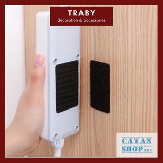 Miếng Dán Gai Dính 3x4cm,Khóa Nhám Dán Xé 2 Mặt Có Keo Dính Cố Định Vi Trí Thảm, đồ Đùng Trống Trượt Đa Năng