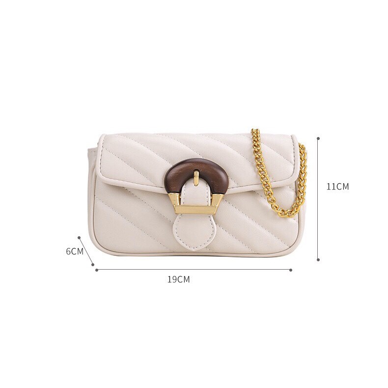 Túi đeo chéo khóa cổ điển 939 | BigBuy360 - bigbuy360.vn