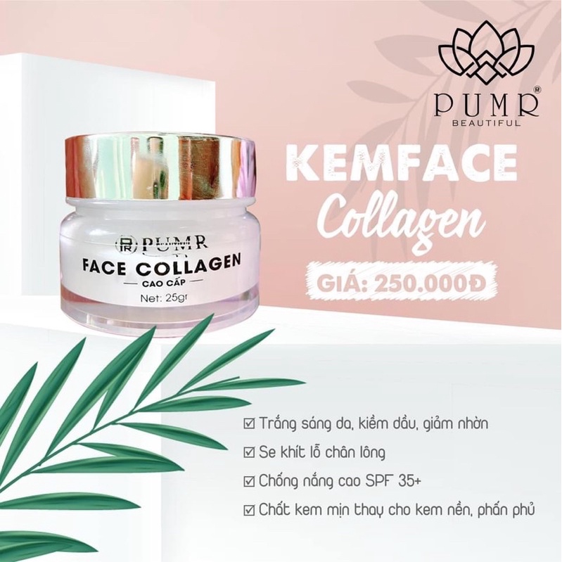 Hấp face Colagen Pumr cho da Trắng sáng, căng mịn