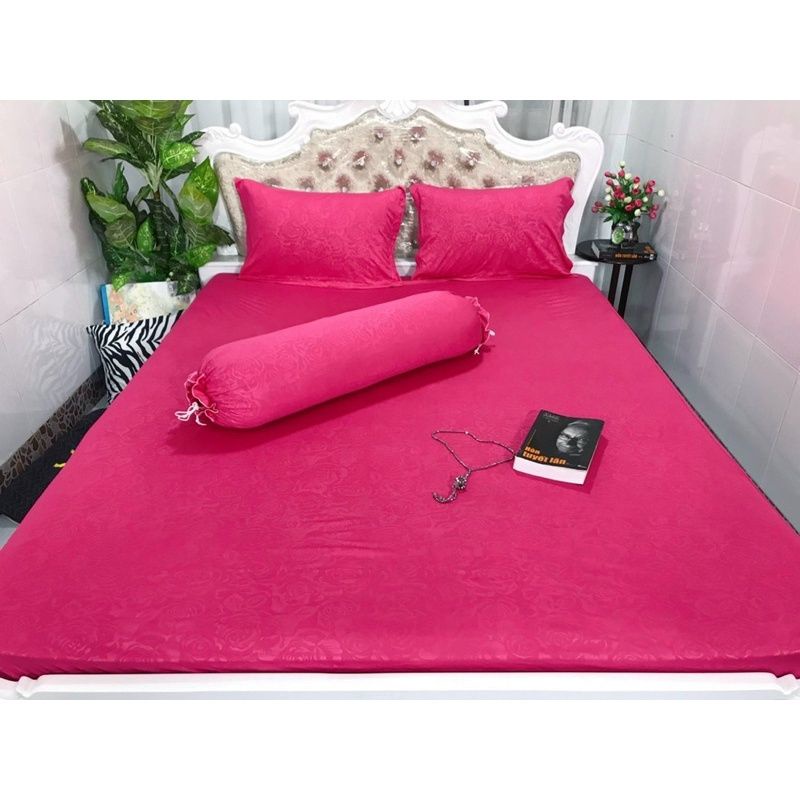 Bộ Drap thun vải gấm 4 món sang trọng