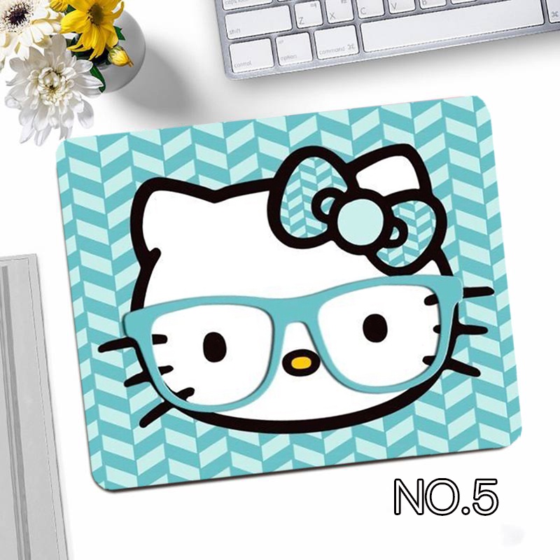 Miếng Lót Chuột Chống Trượt In Hình Hello Kitty