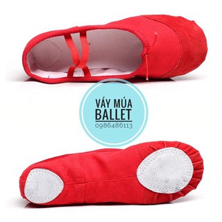 Ballet Giày múa màu đỏ