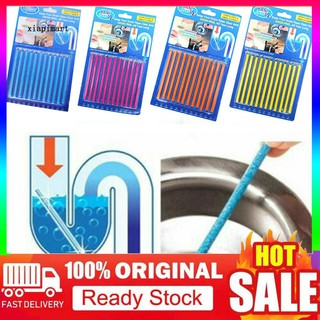 12Pcs Kitchen Sink Toilet Bathtub Pipe Drain Cleaner Stick Cleaning Deodorizer