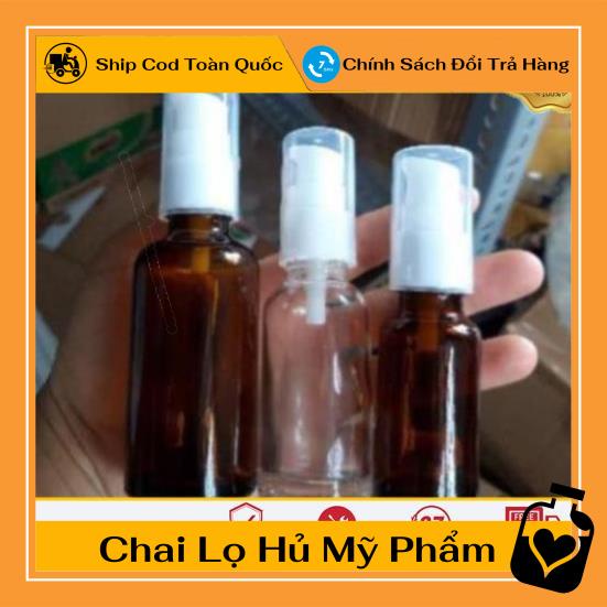 Chai Chiết Mĩ Phẩm ❤ Chai thủy tinh xịt giọt 5ml,10ml chiết mỹ phẩm , , phụ kiện du lịch