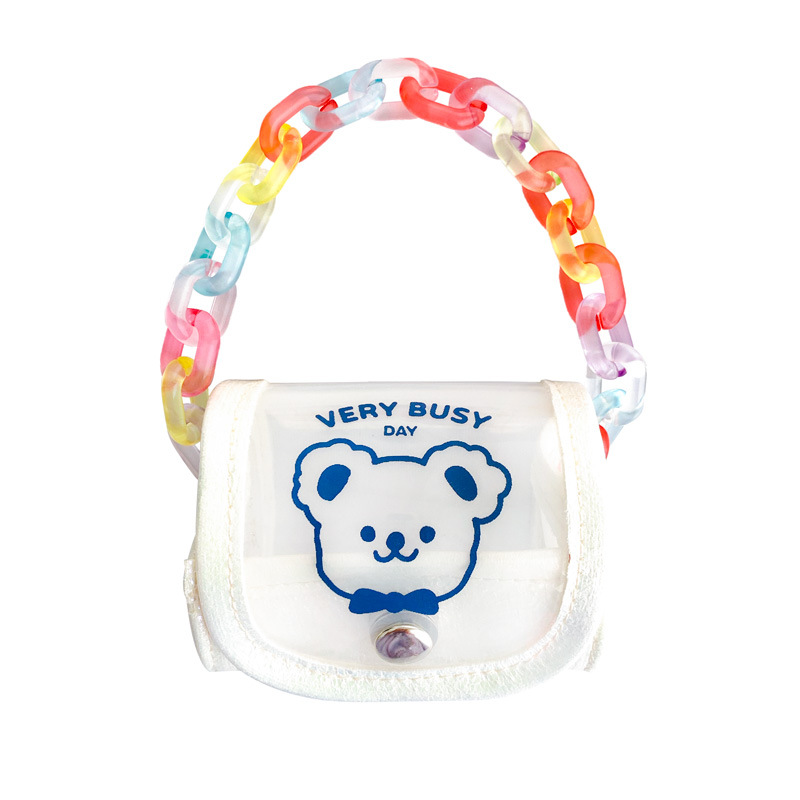 Túi Đựng Son Môi Màu Laser Họa Tiết Gấu Dễ Thương Tiện Dụng | BigBuy360 - bigbuy360.vn