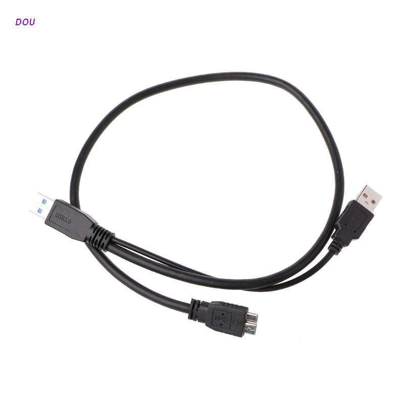 Dây Cáp Nối Dài Chuyển Đổi Usb 3.0 Sang Micro B Male Y Splliter Cho Ổ Cứng