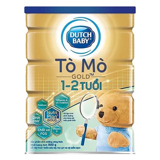 Sữa bột Dutch Lady Cô gái Hà Lan Tò Mò Gold - hộp 900g (1 đến 2 tuổi)