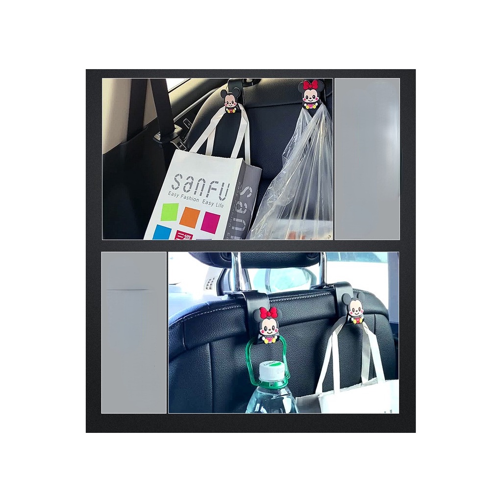 Móc Treo Đồ Đa Năng Gắn Sau Ghế Xe Hơi Tiện Dụng