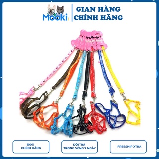 Dây Dắt Chó 😻 Dây dắt chó đi dạo có đai ZICHEN độ rộng 1.5cm Mooki