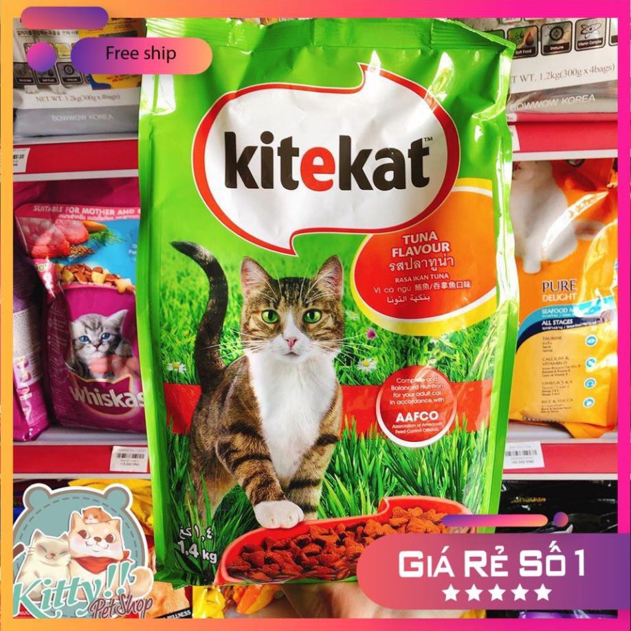 [DN123] [Ban si] [ ban si] THỨC ĂN CHO MÈO KITEKAT VỊ CÁ THU - CÁ NGỪ 1.4kg