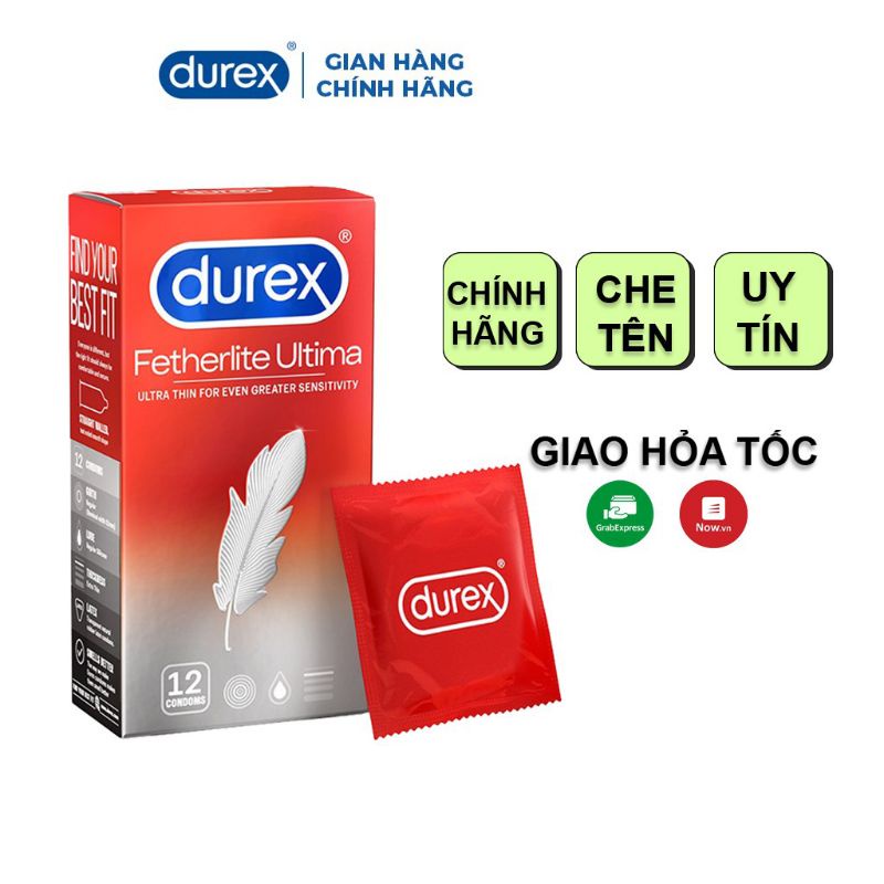 Bao cao su Durex Fetherlite Ultima (hộp 12)