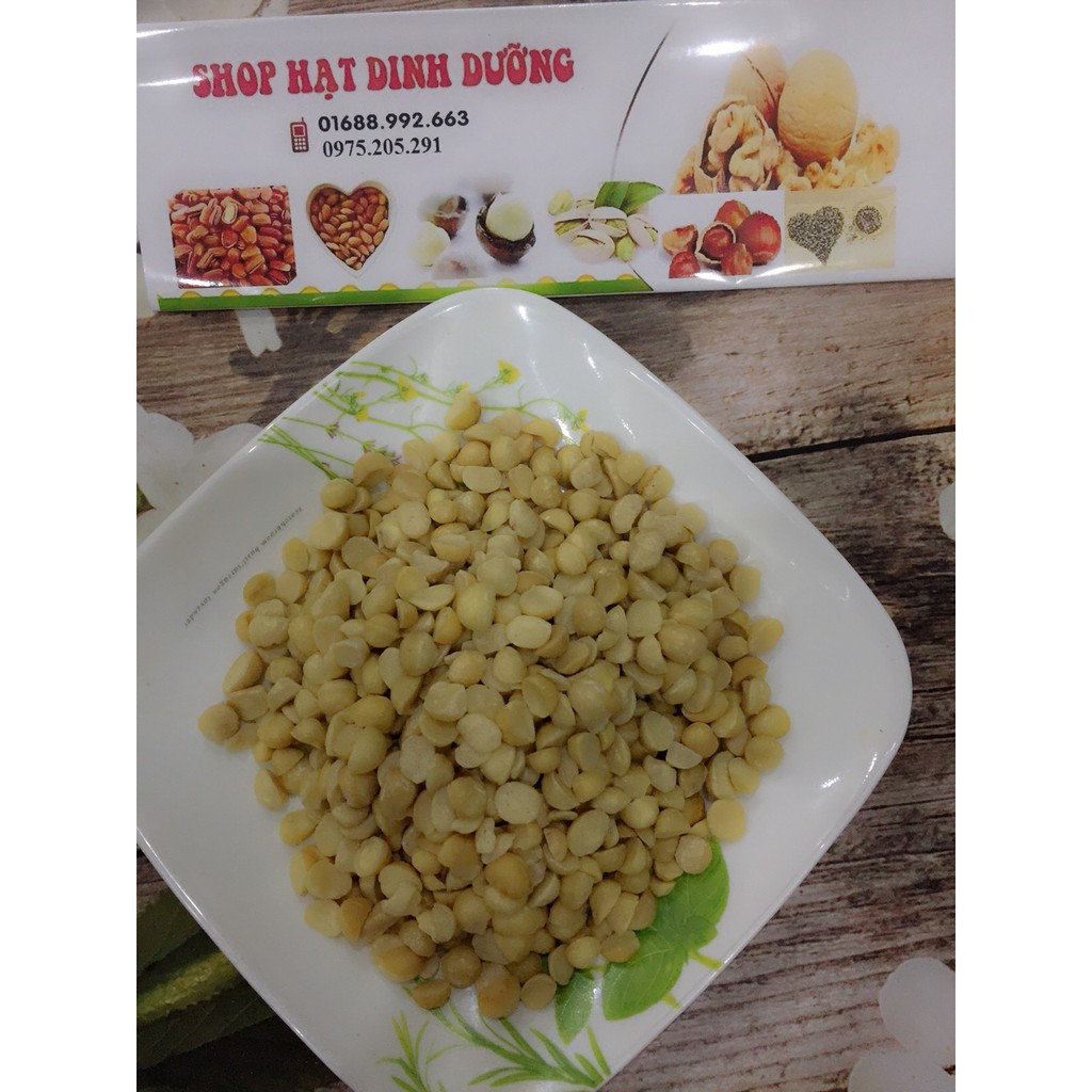 Nhân macca bể Dalak đã sấy chín 500g (làm sữa, làm bánh)