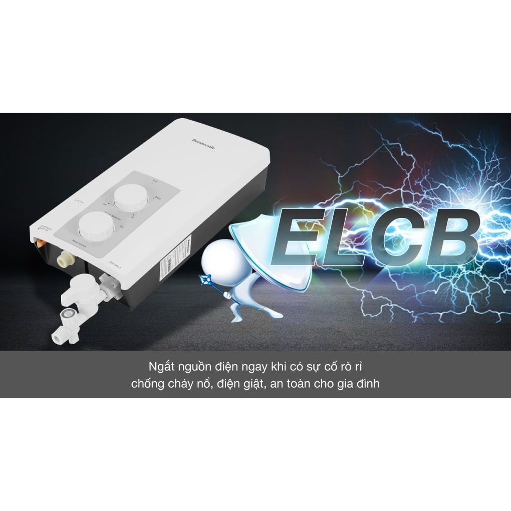 Máy nước nóng Panasonic 4500W DH-4RL1VW